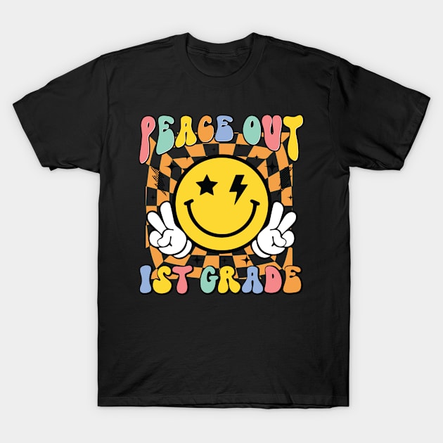 Peace Out 1st Grade T-Shirt by Zu Zu Xi Xi